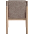Meridian Furniture Eloura Brown Linen Textured Fabric Dining Chair (Set of 2)