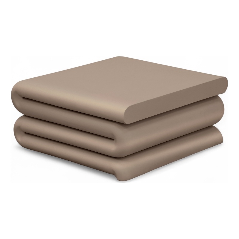 Meridian Furniture Roland Taupe Iron Coffee Table