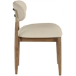 Meridian Furniture Riccio Beige Vegan Leather Dining Side Chair (Set of 2)