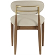 Meridian Furniture Riccio Beige Vegan Leather Dining Side Chair (Set of 2)