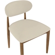 Meridian Furniture Riccio Beige Vegan Leather Dining Side Chair (Set of 2)