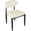 Meridian Furniture Riccio Cream Vegan Leather Dining Side Chair (Set of 2)