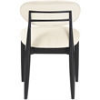 Meridian Furniture Riccio Cream Vegan Leather Dining Side Chair (Set of 2)