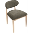 Meridian Furniture Riccio Brown Performance Fabric Dining SC (Set of 2)