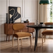 Meridian Furniture Riccio Cognac Performance Fabric Dining SC (Set of 2)