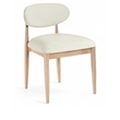 Meridian Furniture Riccio Cream Performance Fabric Dining Side Chair (Set of 2)