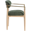 Meridian Furniture Riccio Olive Performance Fabric Dining AC (Set of 2)