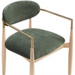 Meridian Furniture Riccio Olive Performance Fabric Dining AC (Set of 2)