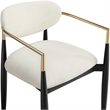 Meridian Furniture Riccio Beige Performance Fabric Dining AC (Set of 2)