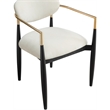 Meridian Furniture Riccio Beige Performance Fabric Dining AC (Set of 2)