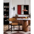 Meridian Furniture Riccio Cognac Performance Fabric Dining AC (Set of 2)