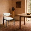 Meridian Furniture Riccio Cream Performance Fabric Dining Arm Chair (Set of 2)