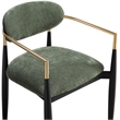Meridian Furniture Riccio Olive Performance Fabric Dining AC (Set of 2)