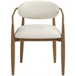 Meridian Furniture Riccio Beige Performance Fabric Dining AC (Set of 2)