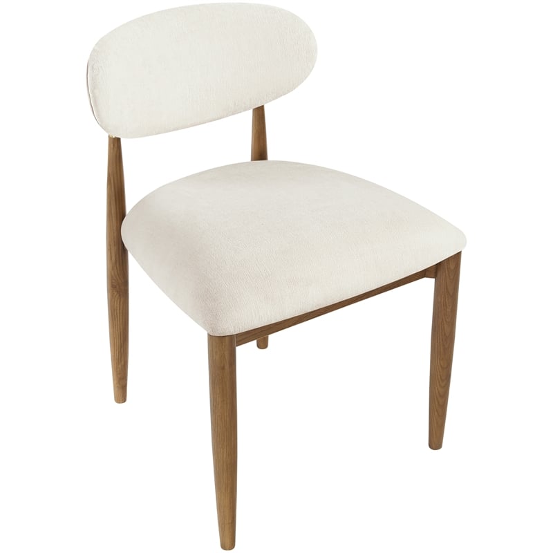 Meridian Furniture Riccio Beige Performance Fabric Dining Side Chair (Set of 2)