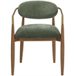 Meridian Furniture Riccio Olive Performance Fabric Dining AC (Set of 2)