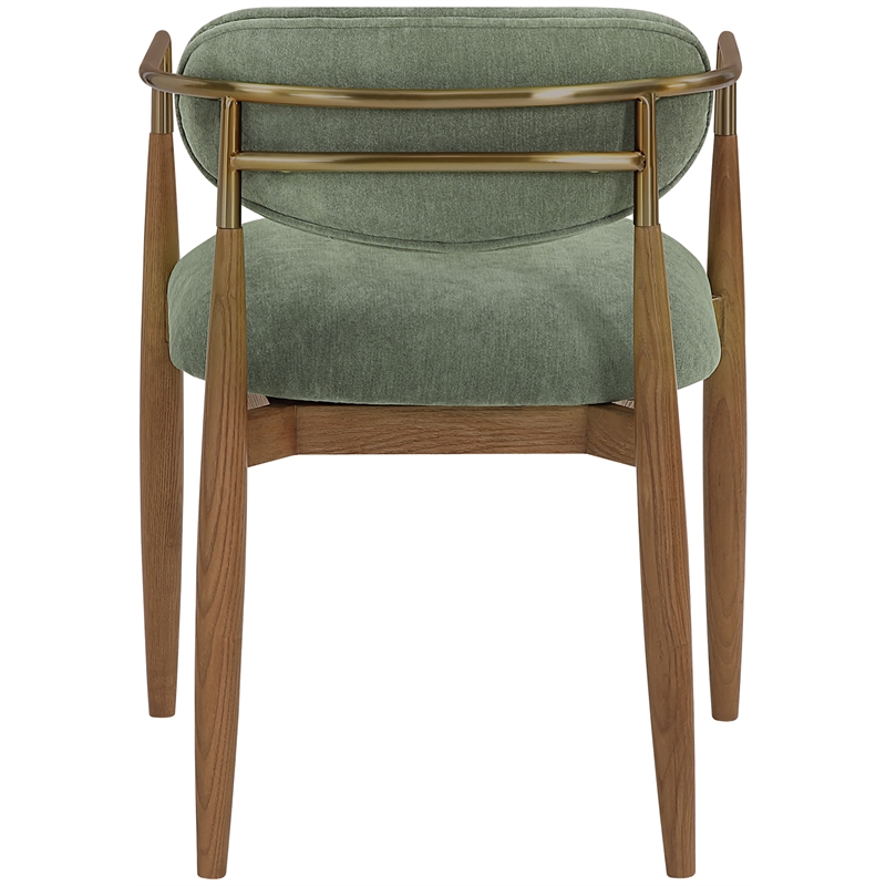 Meridian Furniture Riccio Olive Performance Fabric Dining AC (Set of 2)