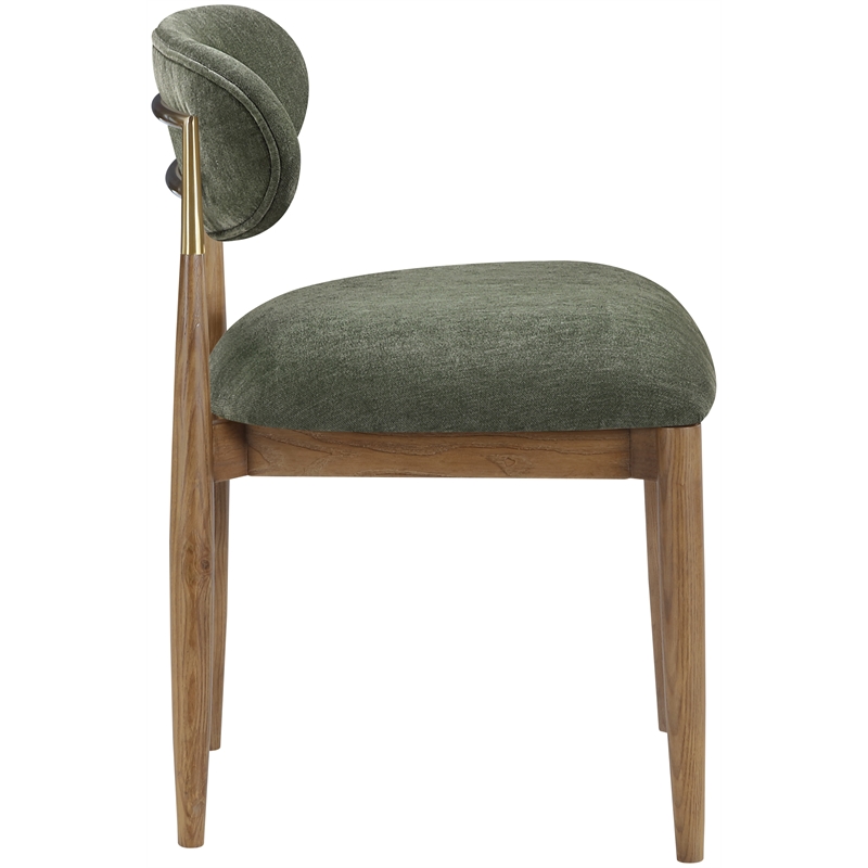 Meridian Furniture Riccio Olive Performance Fabric Dining SC (Set of 2)