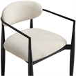Meridian Furniture Riccio Beige Performance Fabric Dining AC (Set of 2)