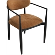 Meridian Furniture Riccio Cognac Performance Fabric Dining AC (Set of 2)