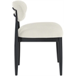 Meridian Furniture Riccio Cream Performance Fabric Dining Side Chair (Set of 2)