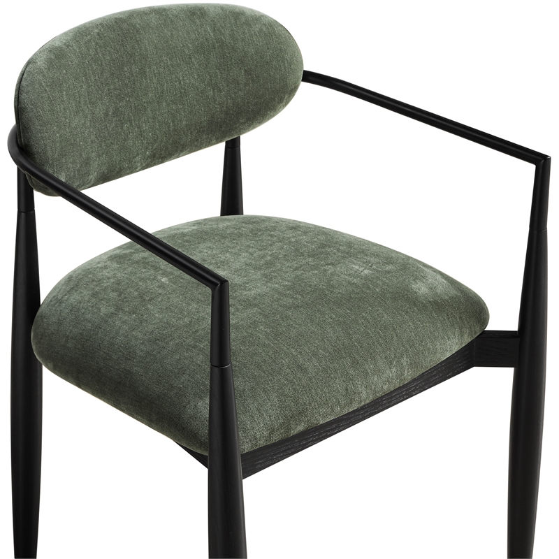Meridian Furniture Riccio Olive Performance Fabric Dining AC (Set of 2)