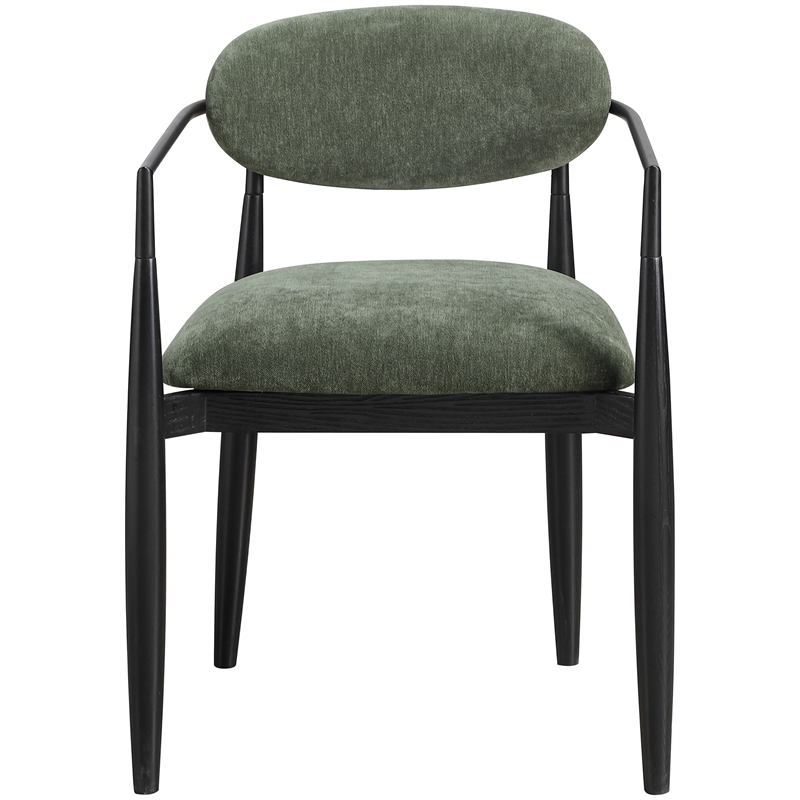 Meridian Furniture Riccio Olive Performance Fabric Dining AC (Set of 2)