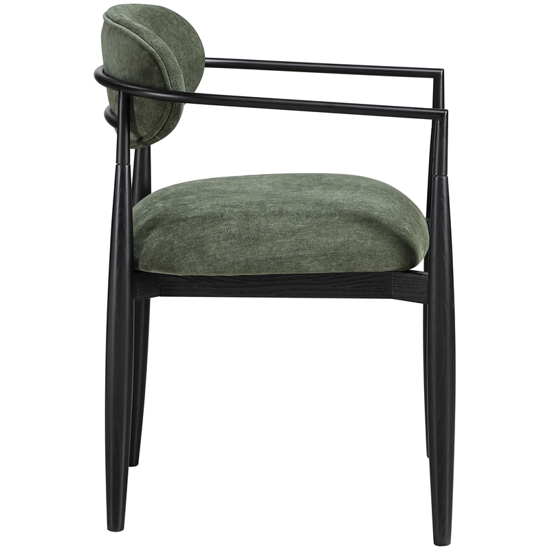 Meridian Furniture Riccio Olive Performance Fabric Dining AC (Set of 2)