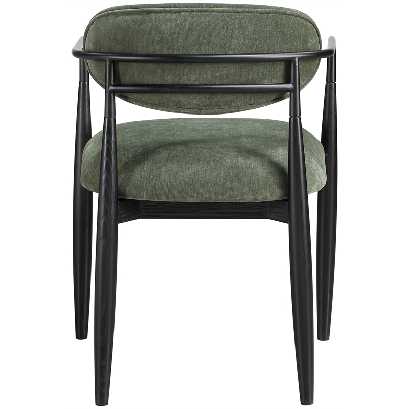Meridian Furniture Riccio Olive Performance Fabric Dining AC (Set of 2)