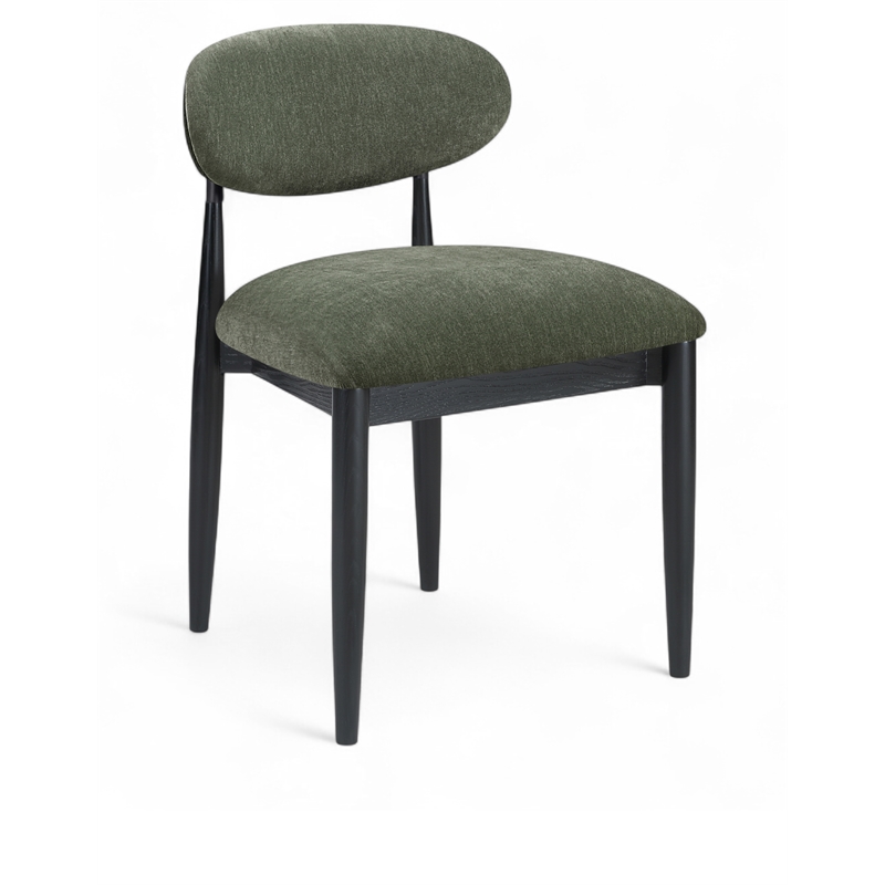 Meridian Furniture Riccio Olive Performance Fabric Dining Side Chair (Set of 2)
