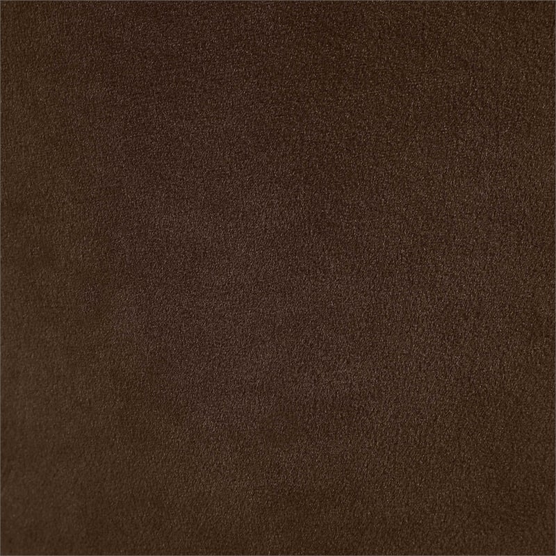 Meridian Furniture Zuno Brown Velvet Performance Fabric Counter Stool (Set of 2)