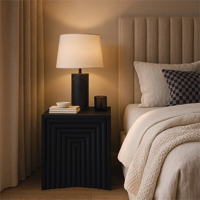 Meridian Furniture Centennial Black Iron End Table