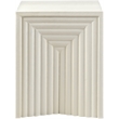 Meridian Furniture Centennial Cream Iron End Table