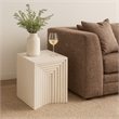 Meridian Furniture Centennial Cream Iron End Table
