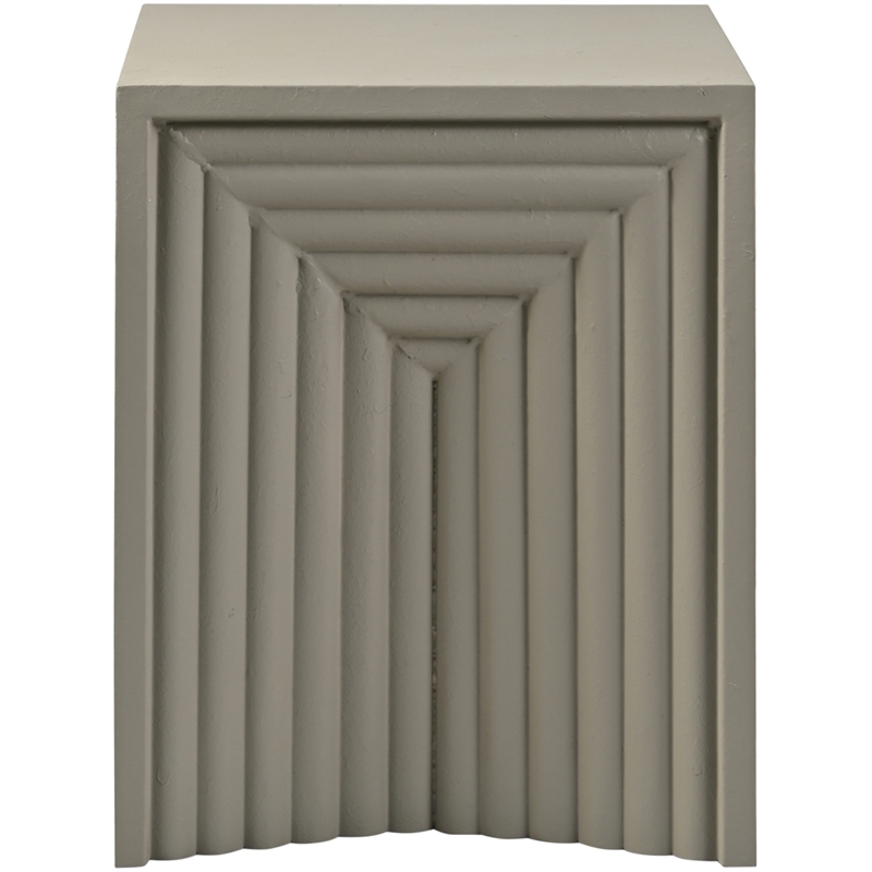 Meridian Furniture Centennial Taupe Iron End Table