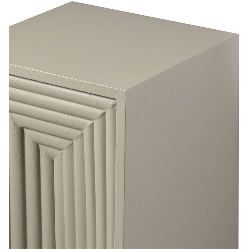 Meridian Furniture Centennial Taupe Iron End Table