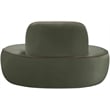Meridian Furniture Swerve Green Velvet Upholstered Chair