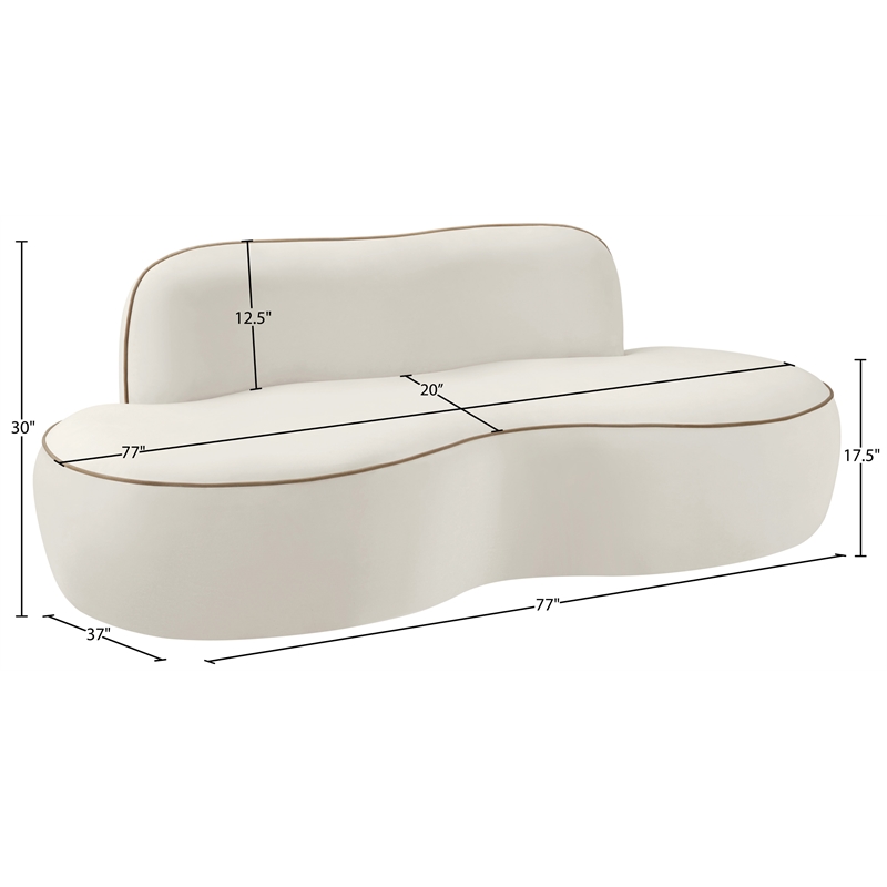 Meridian Furniture Swerve 77