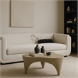 Meridian Furniture Bourges Taupe Aluminum Coffee Table