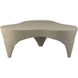 Meridian Furniture Bourges Taupe Aluminum Coffee Table