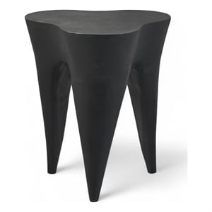 Meridian Furniture Bourges Black Aluminum End Table
