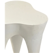 Meridian Furniture Bourges Cream Aluminum End Table