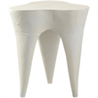 Meridian Furniture Bourges Cream Aluminum End Table