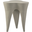 Meridian Furniture Bourges Taupe Aluminum End Table