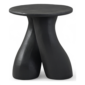 Meridian Furniture Talence Black Aluminum End Table