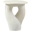 Meridian Furniture Talence Cream Aluminum End Table