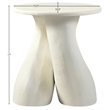 Meridian Furniture Talence Cream Aluminum End Table