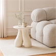Meridian Furniture Talence Cream Aluminum End Table