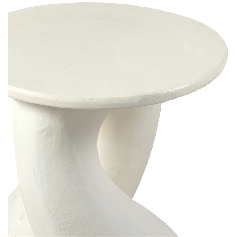 Meridian Furniture Talence Cream Aluminum End Table