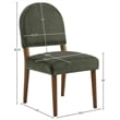 Meridian Furniture Varinelle Green Velvet Upholstered Dining Chair (Set of 2)